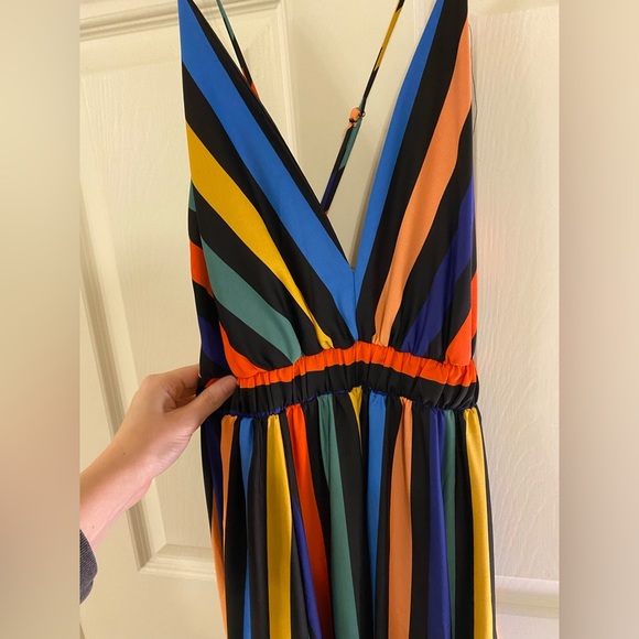 Vici Rainbow Stripe Maxi Dress - Picture 2 of 7
